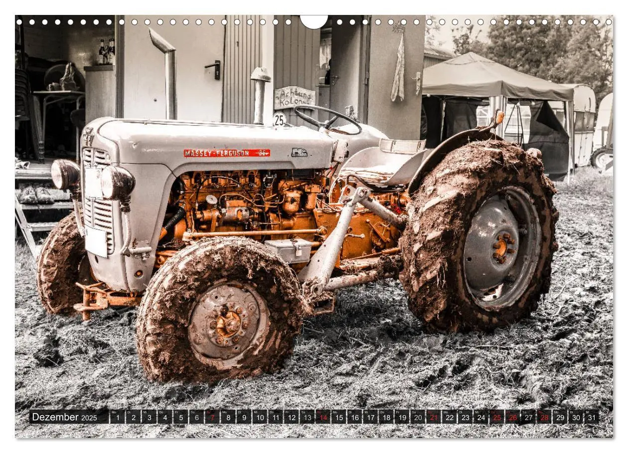 Bild: 9783435422036 | Trecker-Liebhaber (Wandkalender 2025 DIN A3 quer), CALVENDO...