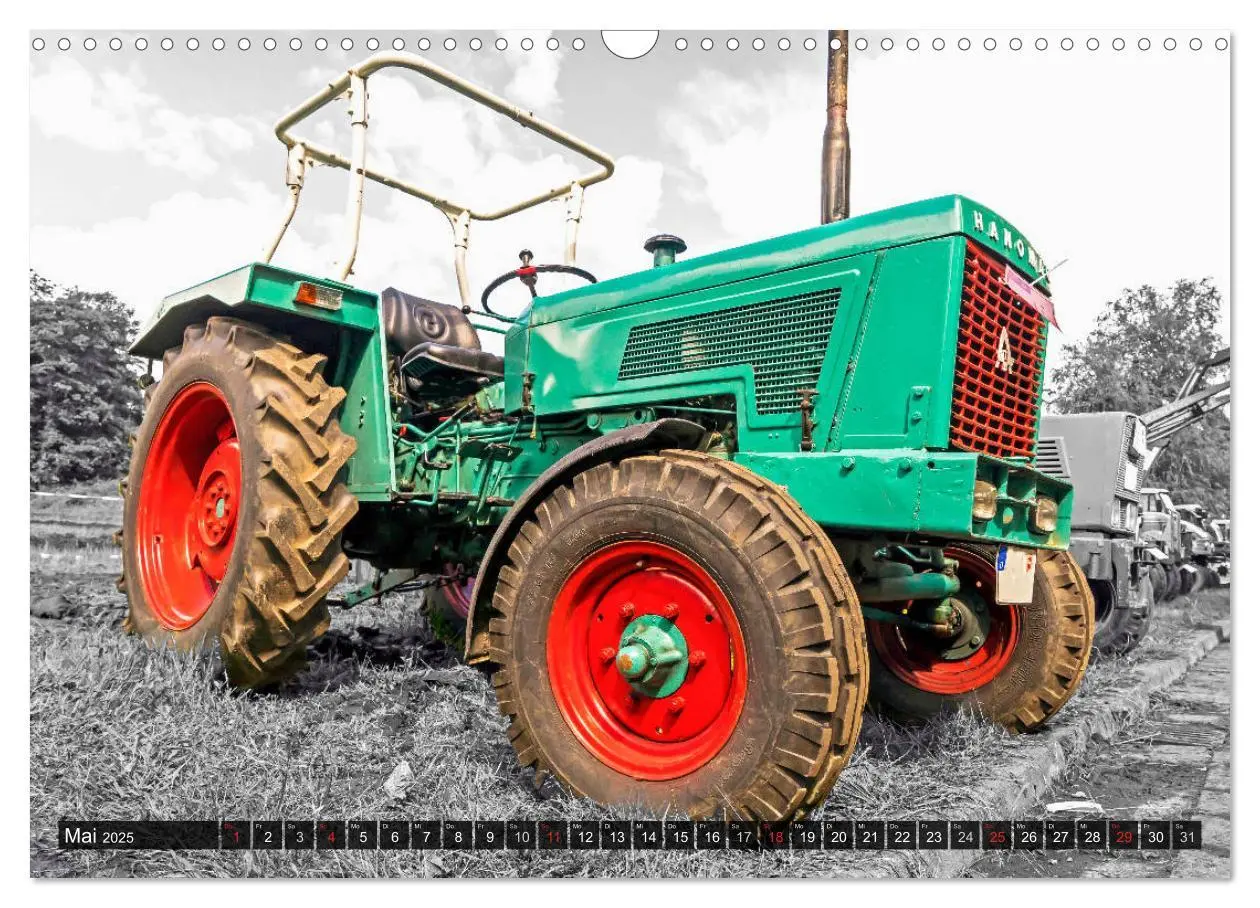 Bild: 9783435422036 | Trecker-Liebhaber (Wandkalender 2025 DIN A3 quer), CALVENDO...