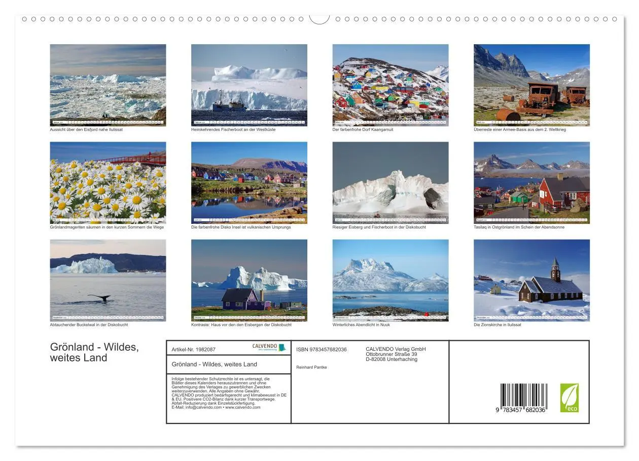 Bild: 9783457682036 | Grönland - Wildes, weites Land (hochwertiger Premium Wandkalender...