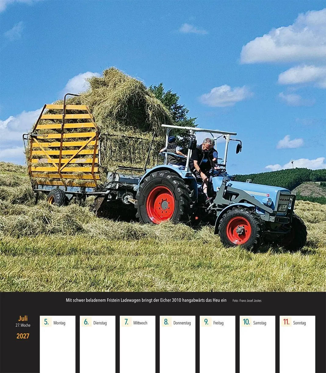 Bild: 9783751612036 | Eicher Traktoren 2027 | Wochenkalender mit 53 Abbildungen | Kalender