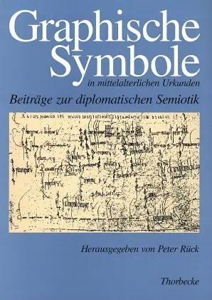 Cover: 9783799542036 | Graphische Symbole in mittelalterlichen Urkunden | Buch | Deutsch