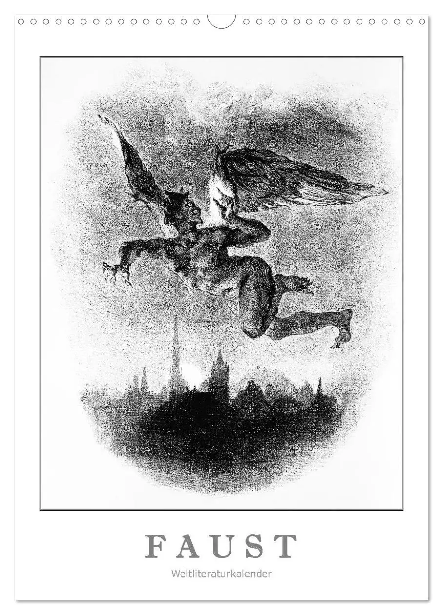 Cover: 9783457292136 | Faust - Weltliteraturkalender (Wandkalender 2026 DIN A3 hoch),...