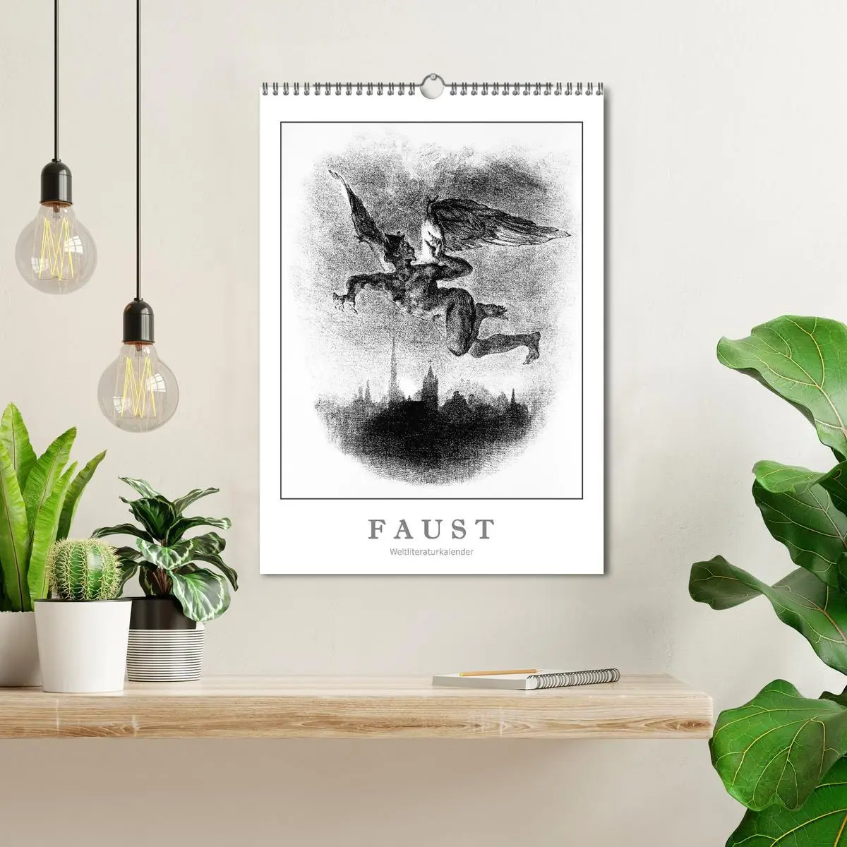 Bild: 9783457292136 | Faust - Weltliteraturkalender (Wandkalender 2026 DIN A3 hoch),...