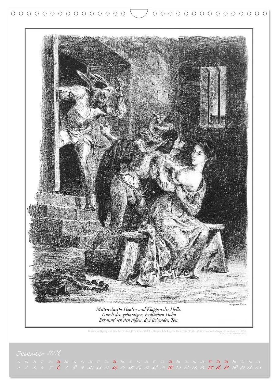 Bild: 9783457292136 | Faust - Weltliteraturkalender (Wandkalender 2026 DIN A3 hoch),...