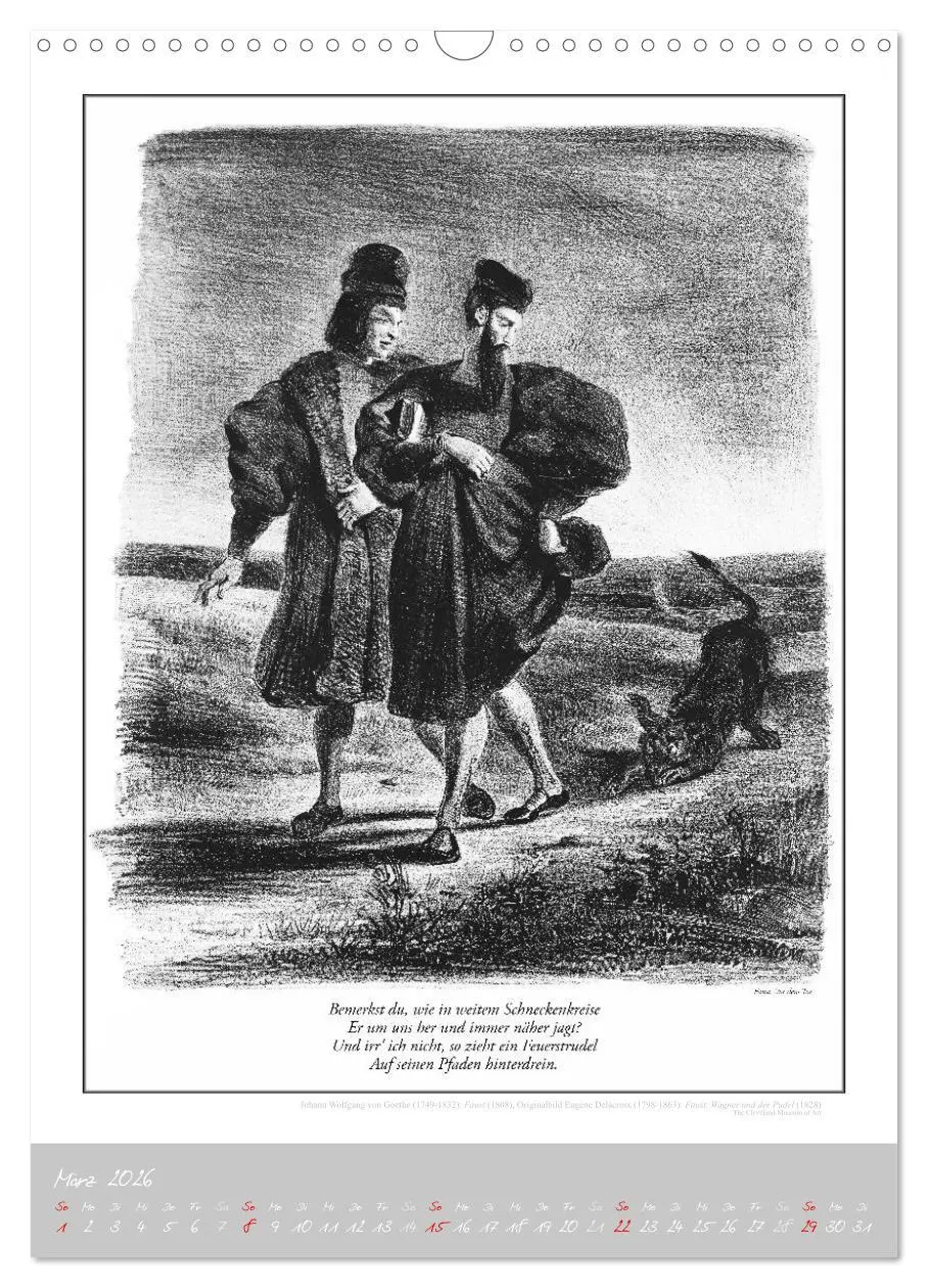 Bild: 9783457292136 | Faust - Weltliteraturkalender (Wandkalender 2026 DIN A3 hoch),...