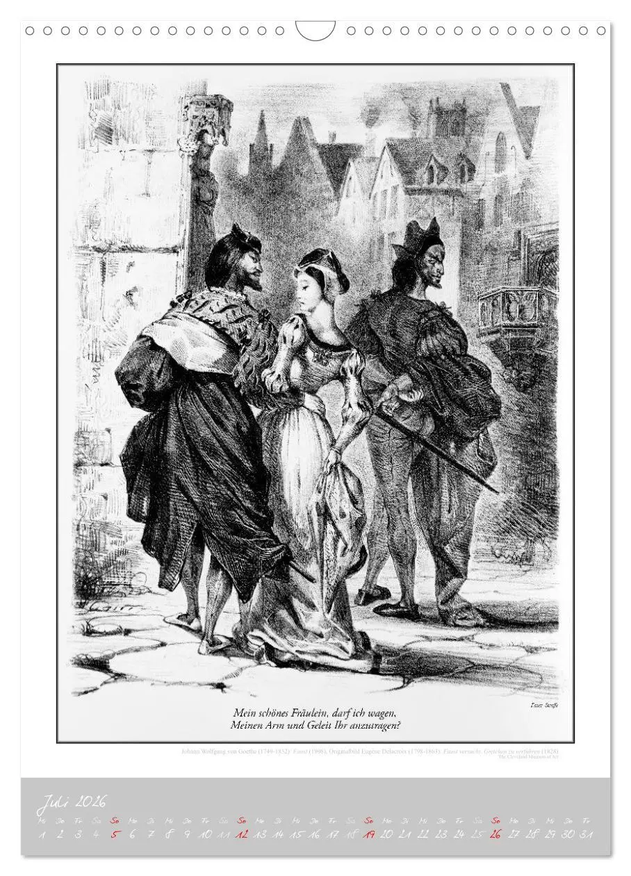 Bild: 9783457292136 | Faust - Weltliteraturkalender (Wandkalender 2026 DIN A3 hoch),...