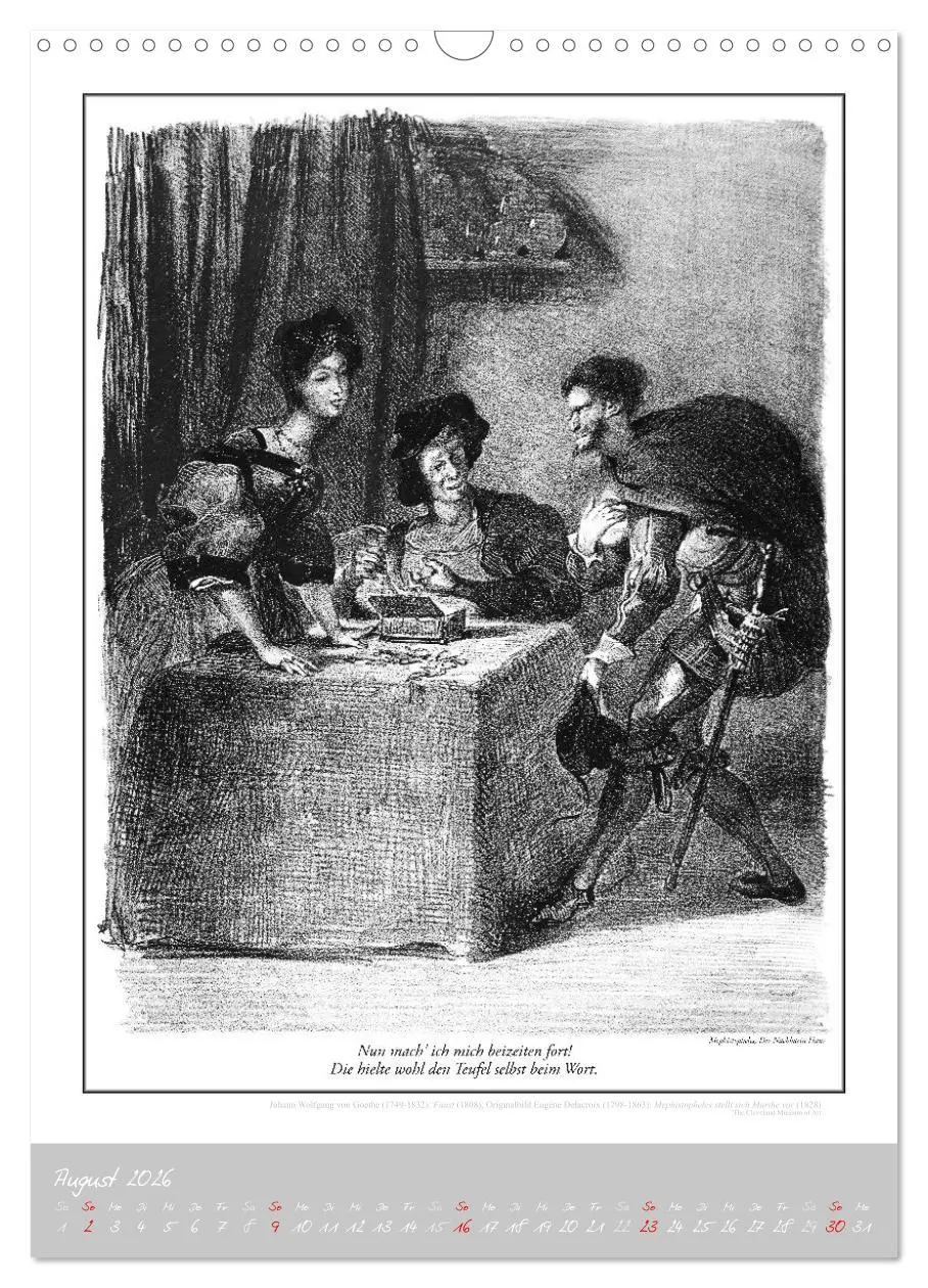 Bild: 9783457292136 | Faust - Weltliteraturkalender (Wandkalender 2026 DIN A3 hoch),...