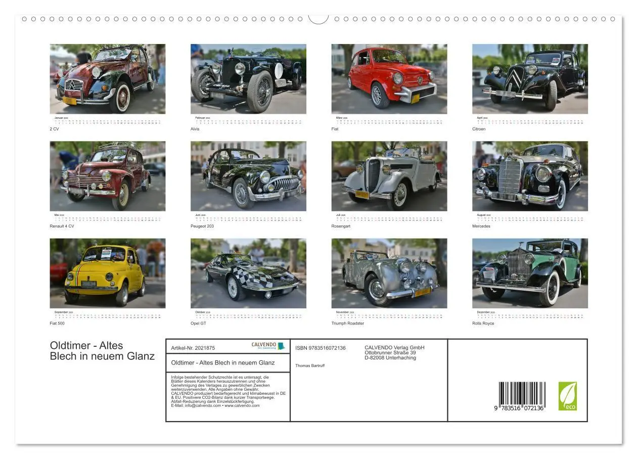 Bild: 9783516072136 | Oldtimer - Altes Blech in neuem Glanz (hochwertiger Premium...