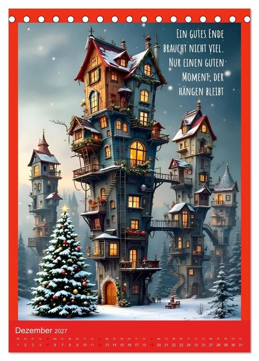 Bild: 9783516902136 | Hausgeflippt (Tischkalender 2027 DIN A5 hoch), CALVENDO Monatskalender