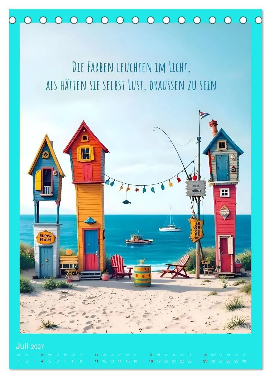 Bild: 9783516902136 | Hausgeflippt (Tischkalender 2027 DIN A5 hoch), CALVENDO Monatskalender