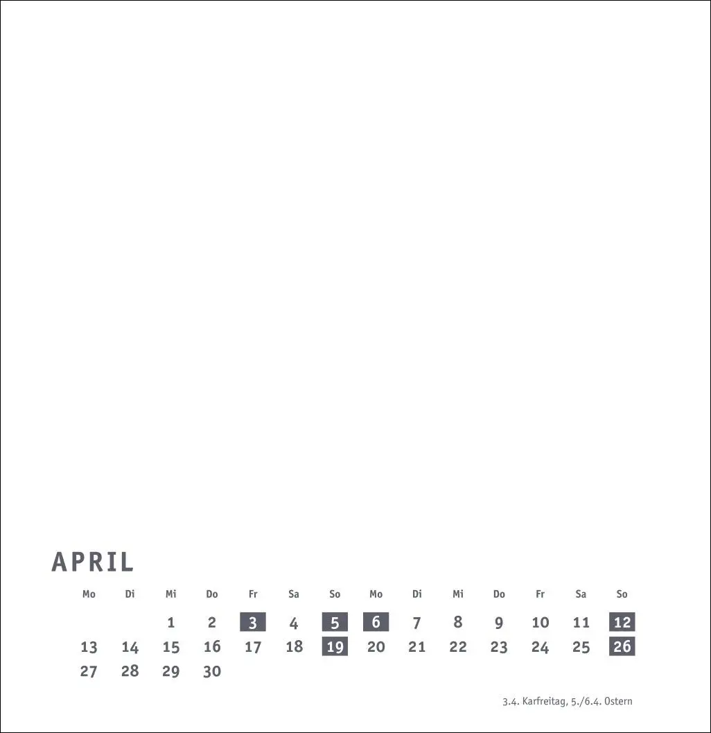 Bild: 9783756412136 | Premium-Bastelkalender weiß groß 2026 | Kalender | Spiralbindung