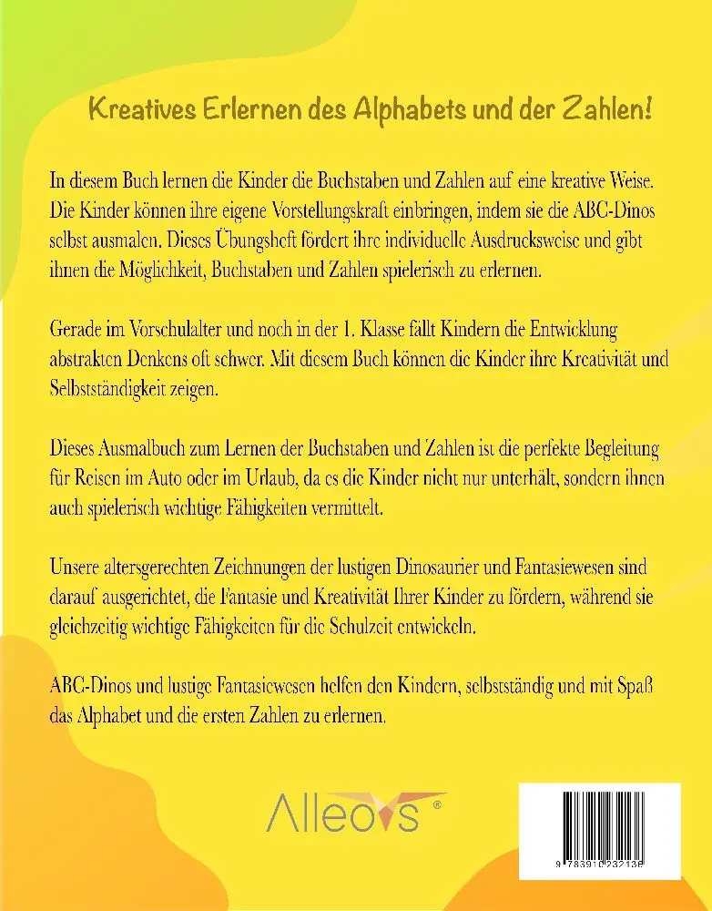 Bild: 9783910232136 | ABC Dinos: Magische Buchstaben und Zahlen ab 6 Jahren | Alexikova