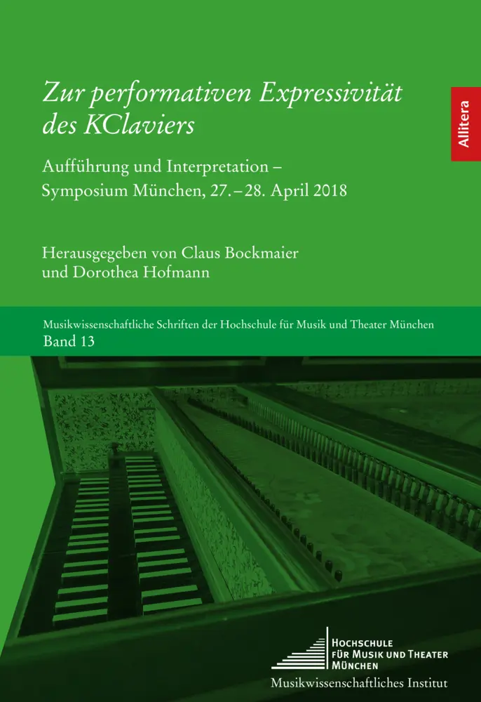 Cover: 9783962332136 | Zur performativen Expressivität des KClaviers | Claus Bockmaier | Buch