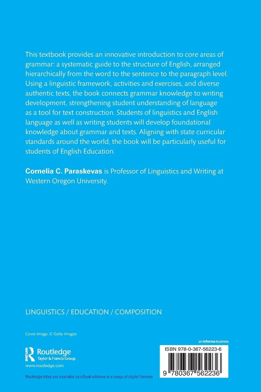 Rückseite: 9780367562236 | Exploring Grammar Through Texts | Cornelia Paraskevas | Taschenbuch