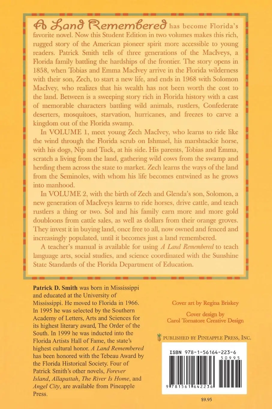 Rückseite: 9781561642236 | A Land Remembered | Patrick D Smith | Taschenbuch | Englisch | 2001
