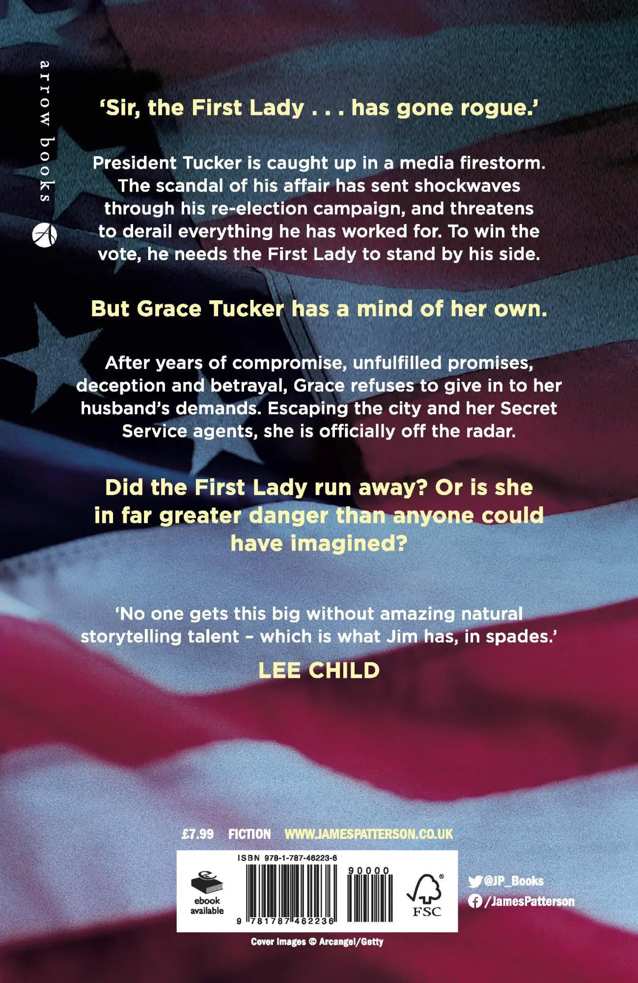 Rückseite: 9781787462236 | The First Lady | One secret can bring down a government | Patterson