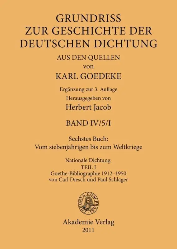 Cover: 9783050052236 | Sechstes Buch: Vom siebenjährigen bis zum Weltkriege | Jacob (u. a.)