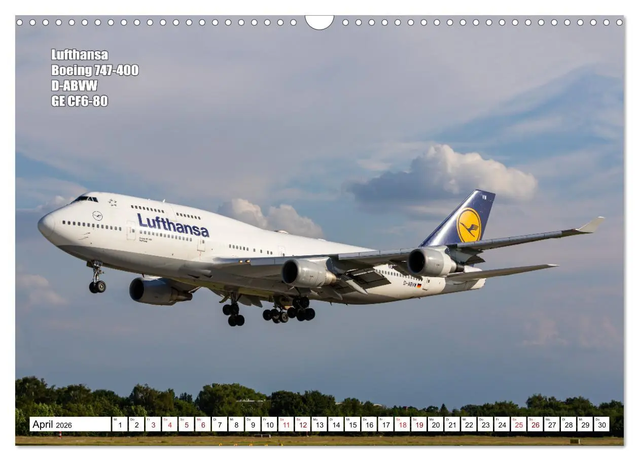 Bild: 9783457662236 | Flugzeuge Hamburg 2026 (Wandkalender 2026 DIN A3 quer), CALVENDO...
