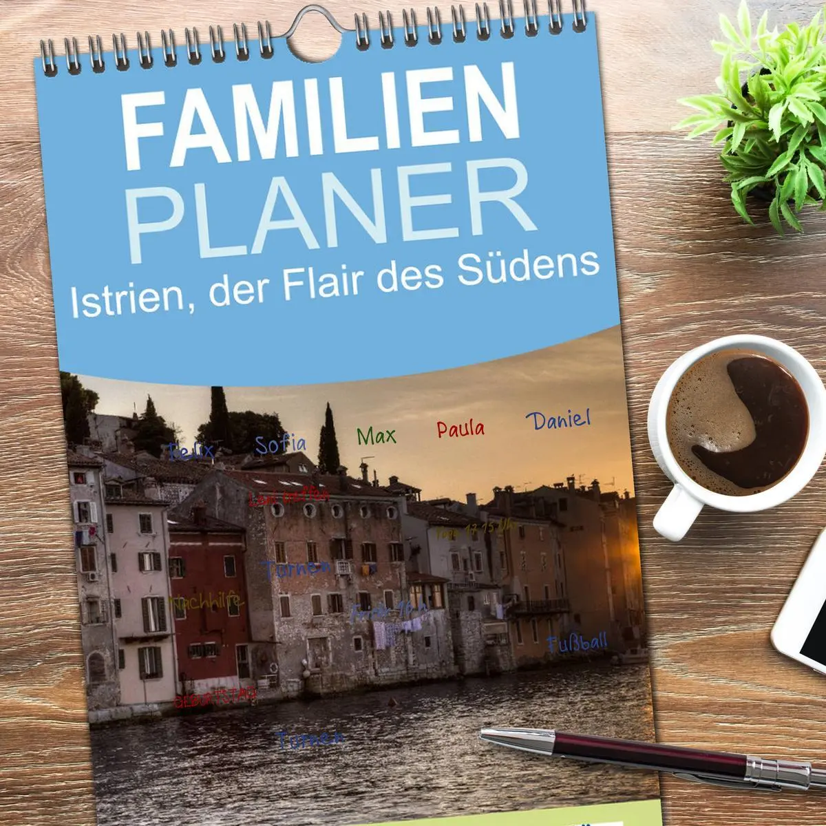 Bild: 9783516512236 | Familienplaner 2026 - Istrien, der Flair des Südens mit 5 Spalten...
