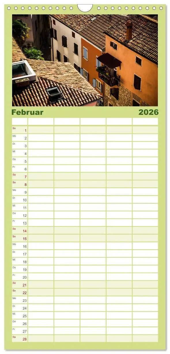 Bild: 9783516512236 | Familienplaner 2026 - Istrien, der Flair des Südens mit 5 Spalten...
