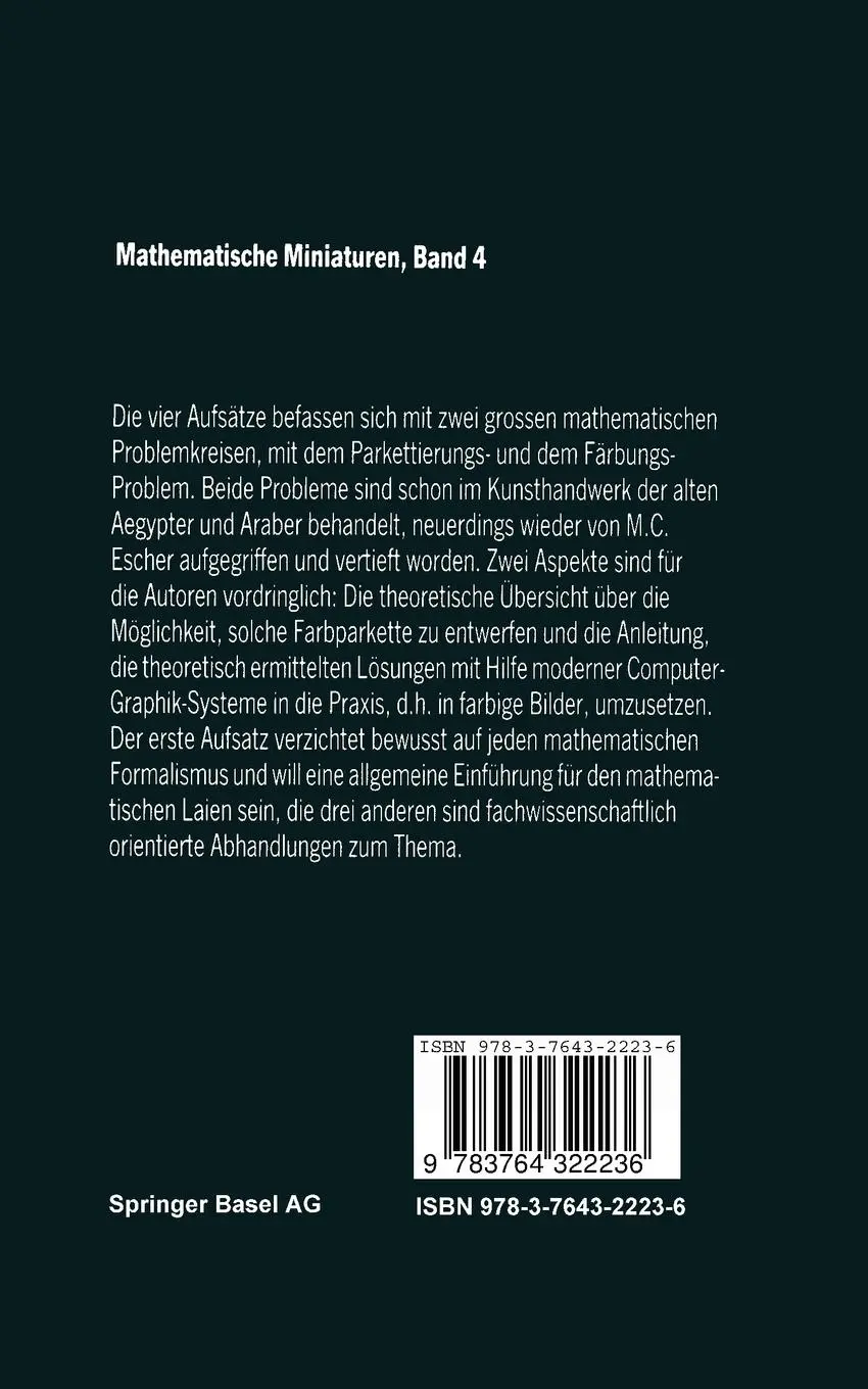 Rückseite: 9783764322236 | Farbige Parkette | W. Borho (u. a.) | Taschenbuch | 203 S. | Deutsch