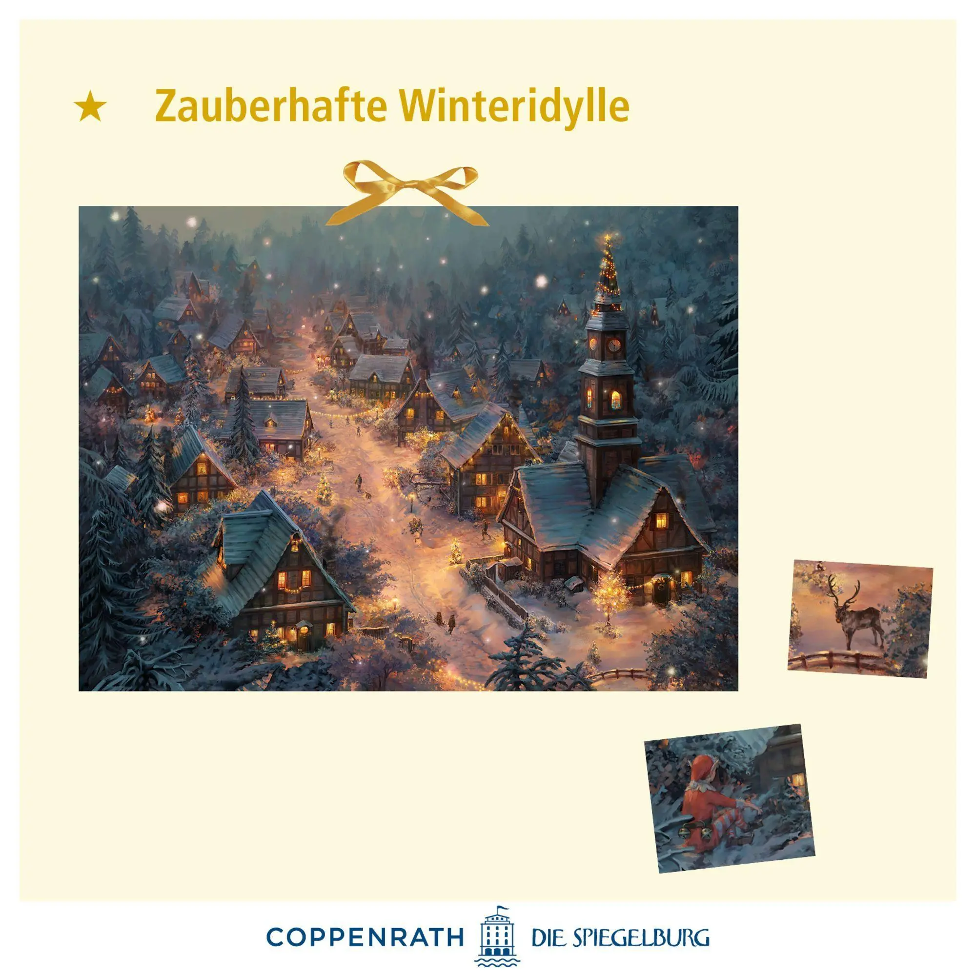 Bild: 4050003972336 | Wand-Adventskalender - Verträumtes Winterdorf | Rosenberger | Kalender