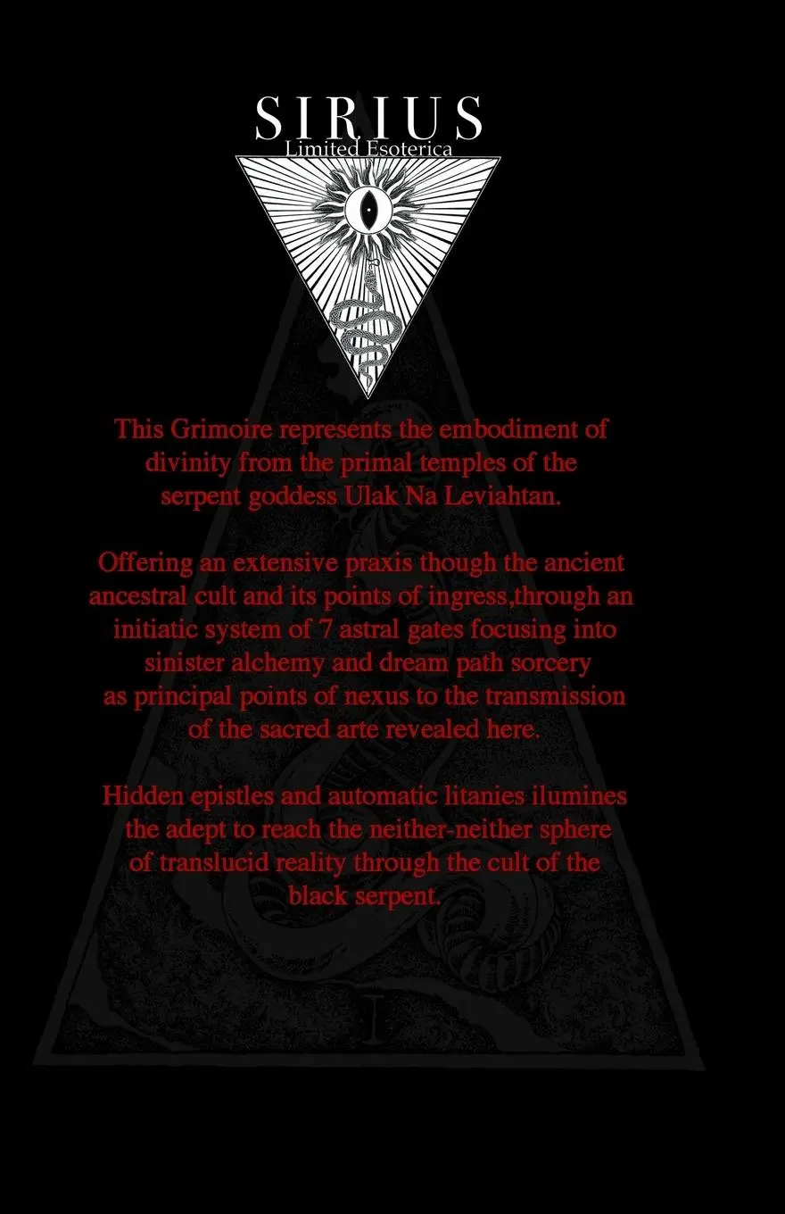 Rückseite: 9781387942336 | ULAK NA LEVIATHAN | The Grimoire of the 7 gates | Edgar Kerval | Buch