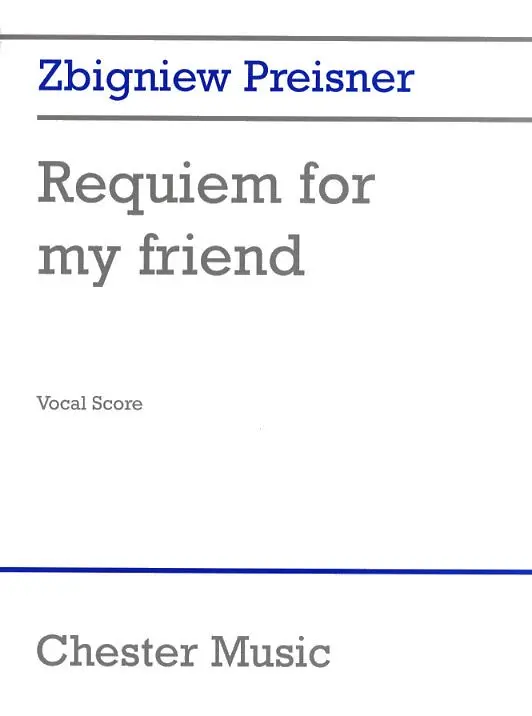 Cover: 9781846092336 | Requiem For My Friend | Zbigniew Preisner | Taschenbuch | Englisch