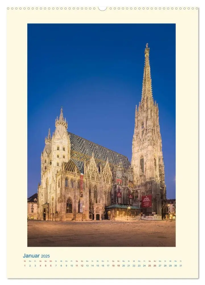 Bild: 9783435942336 | Meine schöne Stadt - ein Spaziergang durch Wien (Wandkalender 2025...