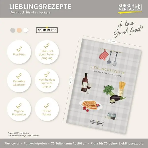Bild: 9783731882336 | Lieblingsrezepte | Korsch Verlag | Taschenbuch | 72 S. | Deutsch