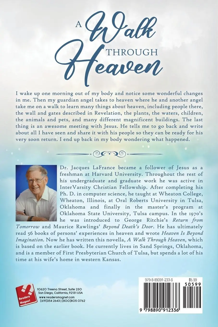 Rückseite: 9798890912336 | A Walk Through Heaven | Jacques E. LaFrance | Taschenbuch | Englisch