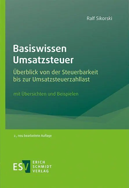 Cover: 9783503242436 | Basiswissen Umsatzsteuer | Ralf Sikorski | Taschenbuch | 420 S. | 2026