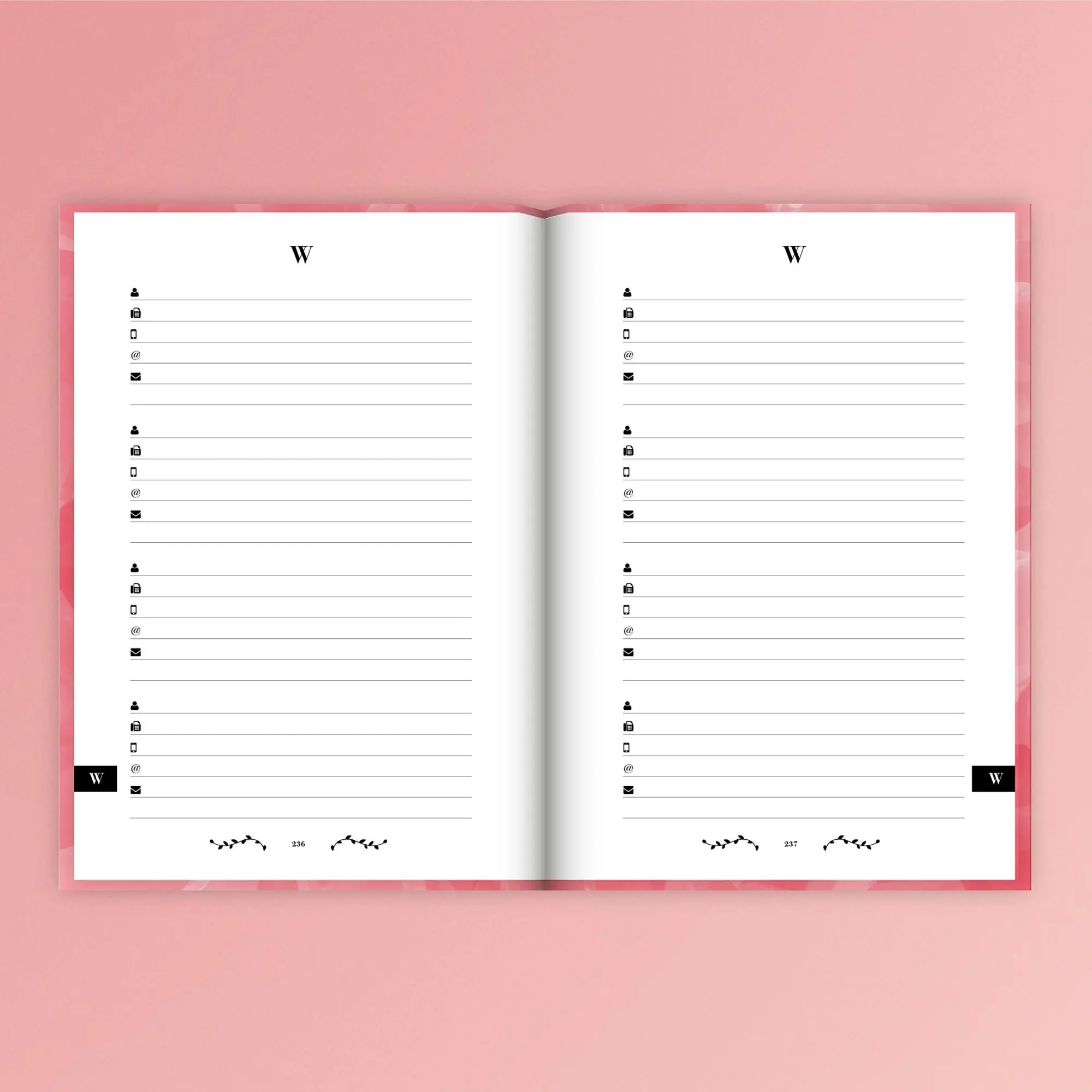 Bild: 9783966982436 | Adressbuch mit Geburtstagskalender Kontaktbuch in DIN A5...