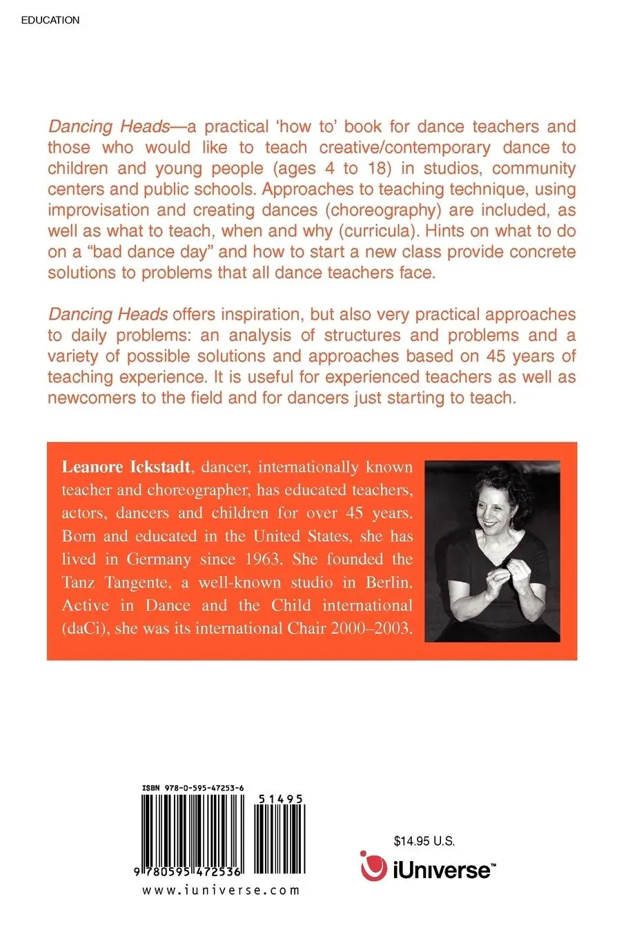 Rückseite: 9780595472536 | Dancing Heads | Leanore Ickstadt | Taschenbuch | Englisch | 2007
