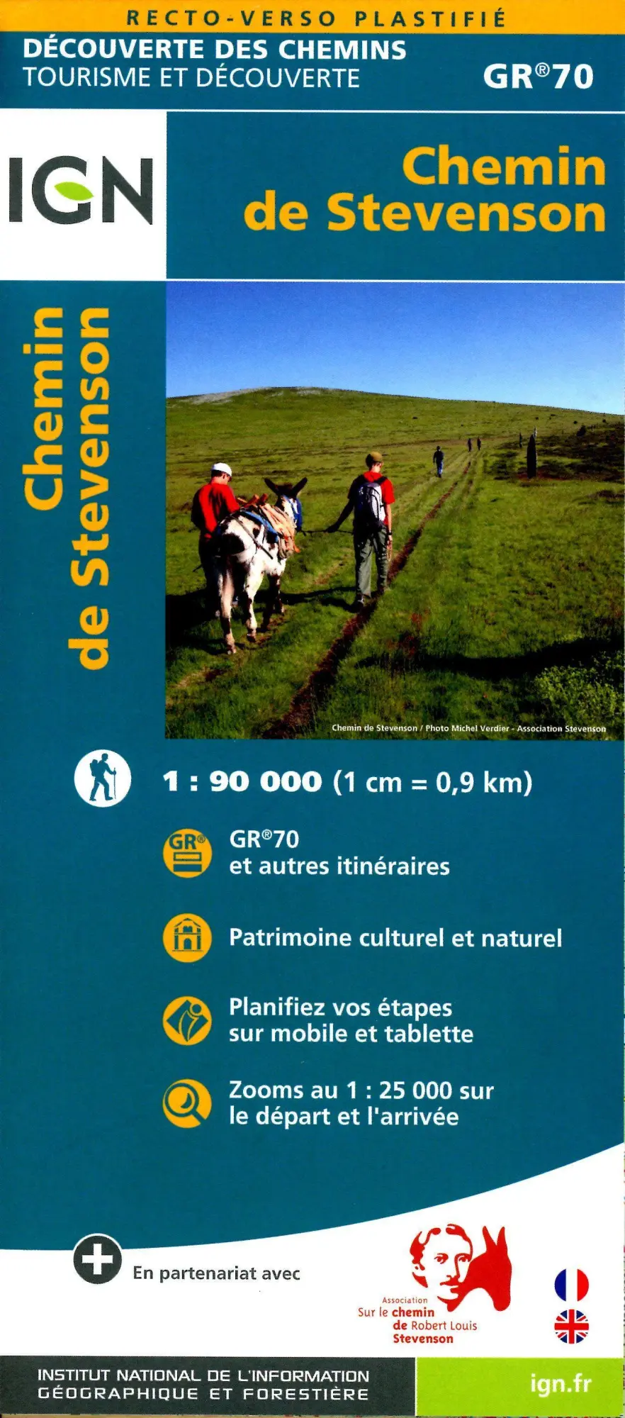 Cover: 9782758552536 | Chemin de Stevenson | 1:100000 | (Land-)Karte | Französisch | 2022