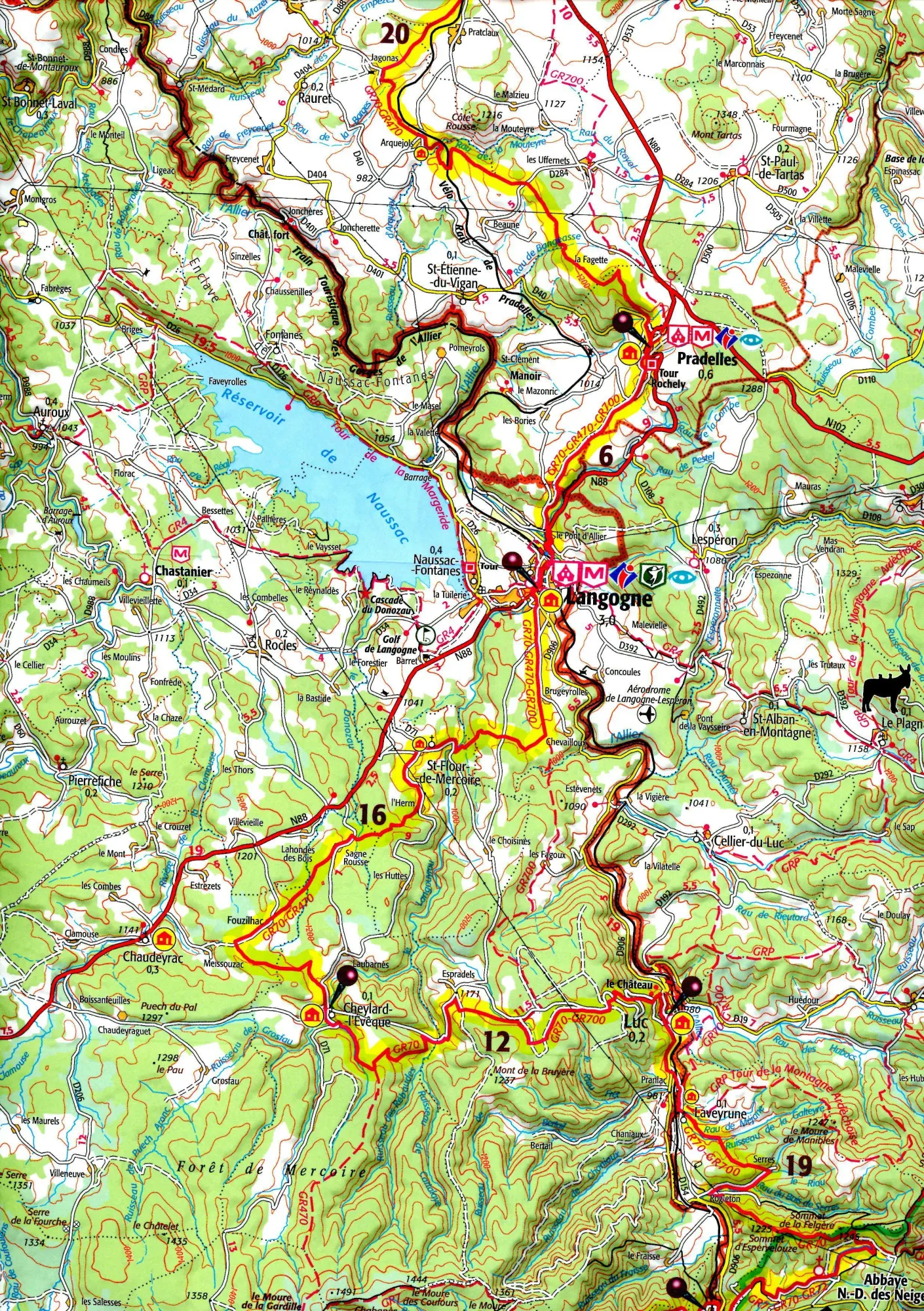 Bild: 9782758552536 | Chemin de Stevenson | 1:100000 | (Land-)Karte | Französisch | 2022