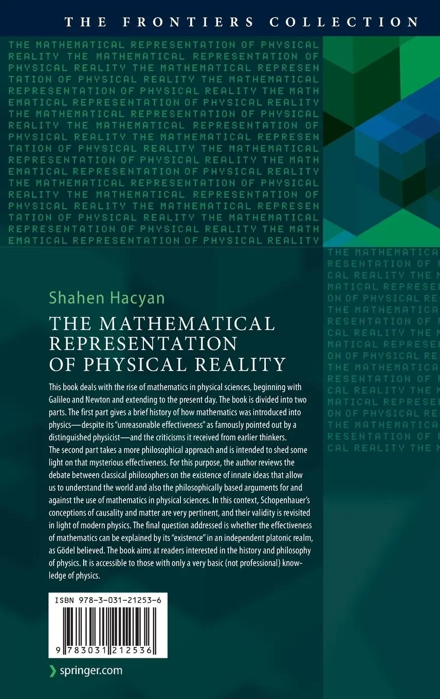 Rückseite: 9783031212536 | The Mathematical Representation of Physical Reality | Shahen Hacyan