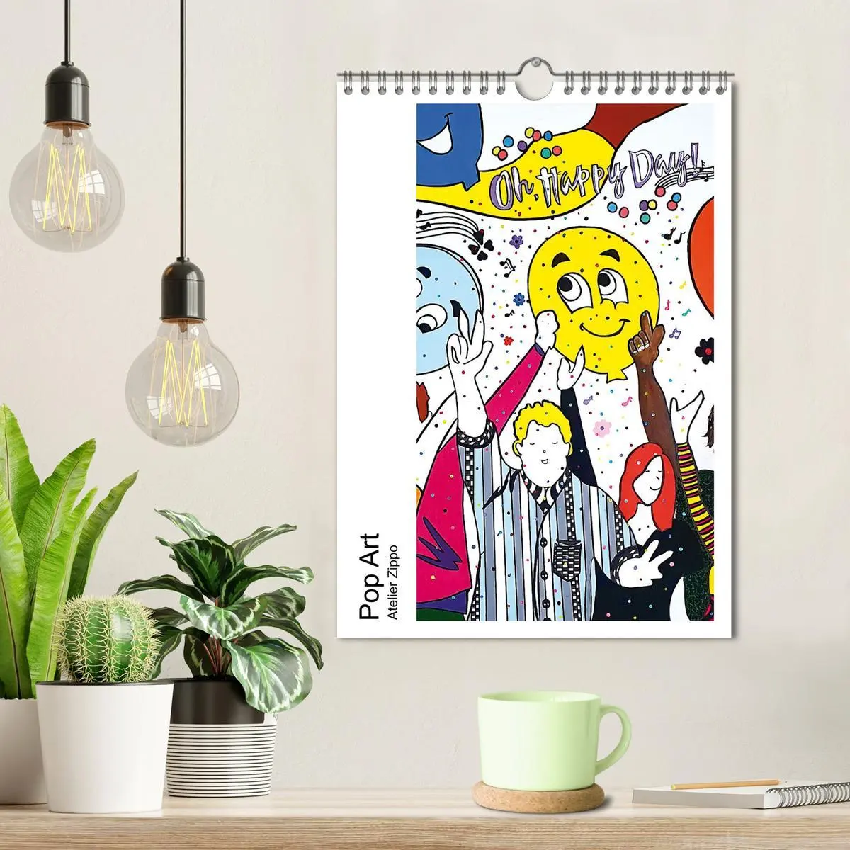 Bild: 9783516342536 | Pop Art - Atelier Zippo (Wandkalender 2026 DIN A4 hoch), CALVENDO...