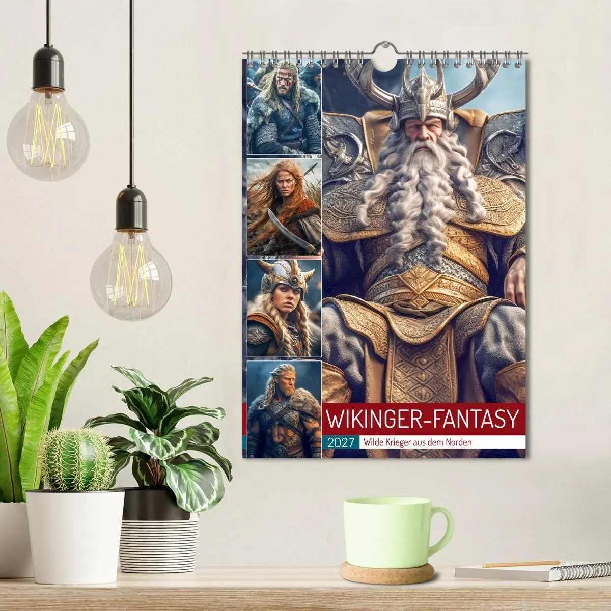 Bild: 9783569292536 | Wikinger-Fantasy. Wilde Krieger aus dem Norden (Wandkalender 2027...