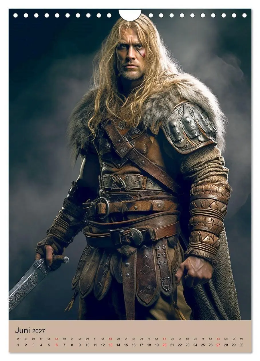 Bild: 9783569292536 | Wikinger-Fantasy. Wilde Krieger aus dem Norden (Wandkalender 2027...