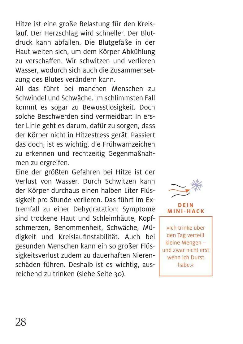 Bild: 9783758902536 | 1-Minuten-Strategie Hitze | Sebastian Karl | Buch | GU Gesundheit