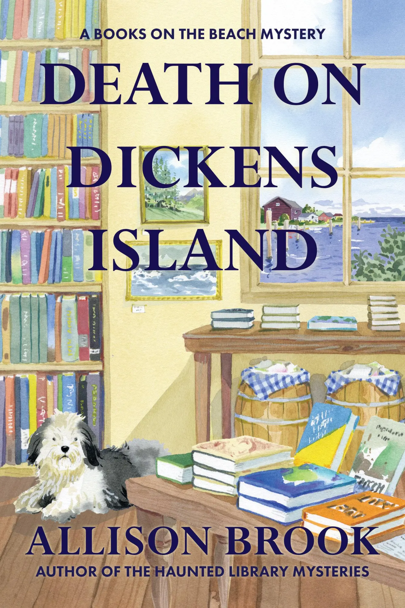Cover: 9798892422536 | Death on Dickens Island | A Books on the Beach Mystery | Allison Brook