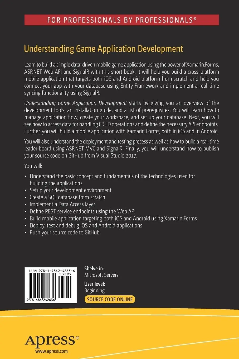 Rückseite: 9781484242636 | Understanding Game Application Development | Durano | Taschenbuch