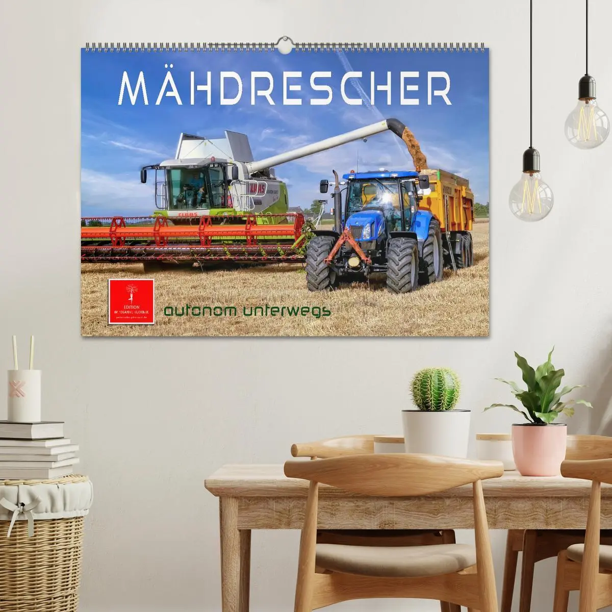 Bild: 9783457552636 | Mähdrescher - autonom unterwegs (Wandkalender 2026 DIN A2 quer),...