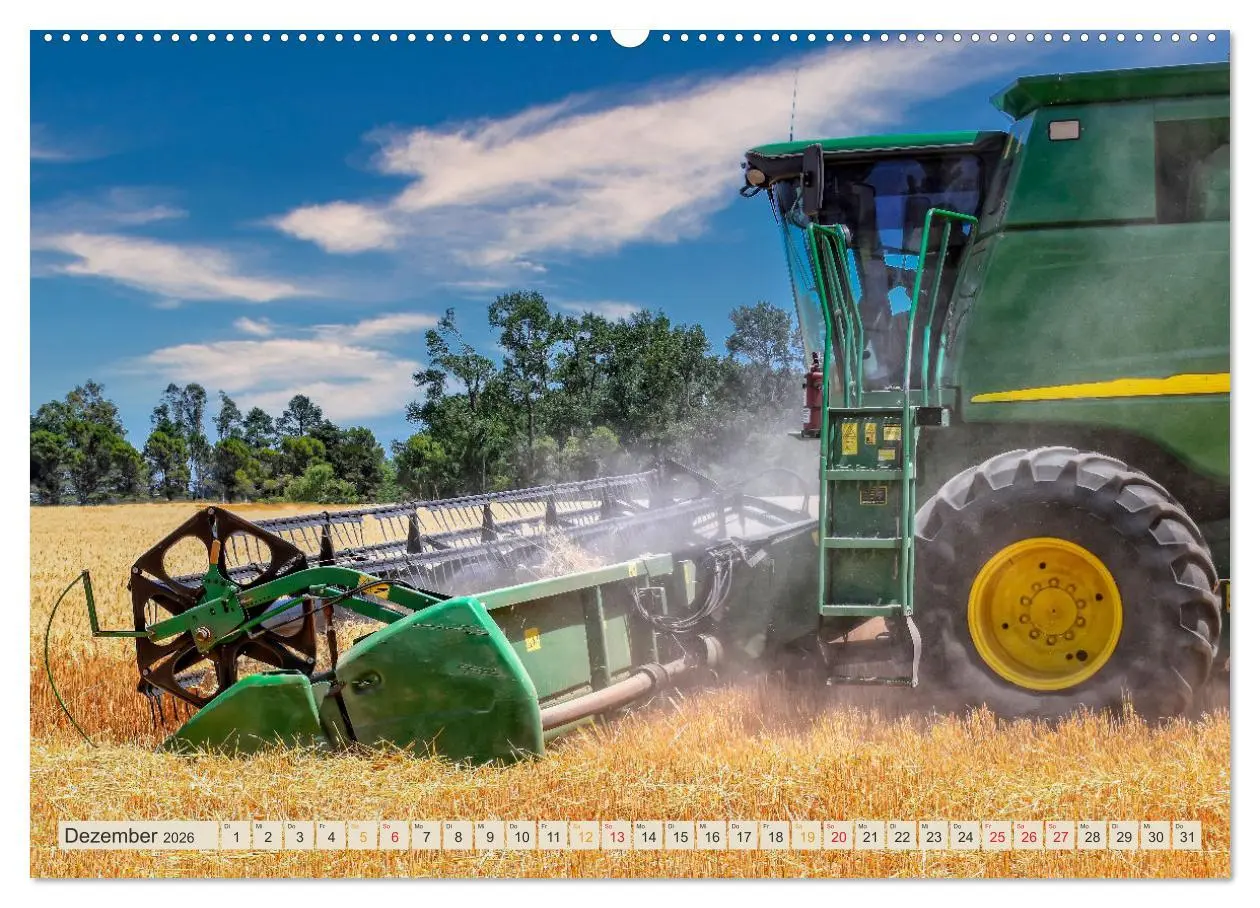 Bild: 9783457552636 | Mähdrescher - autonom unterwegs (Wandkalender 2026 DIN A2 quer),...