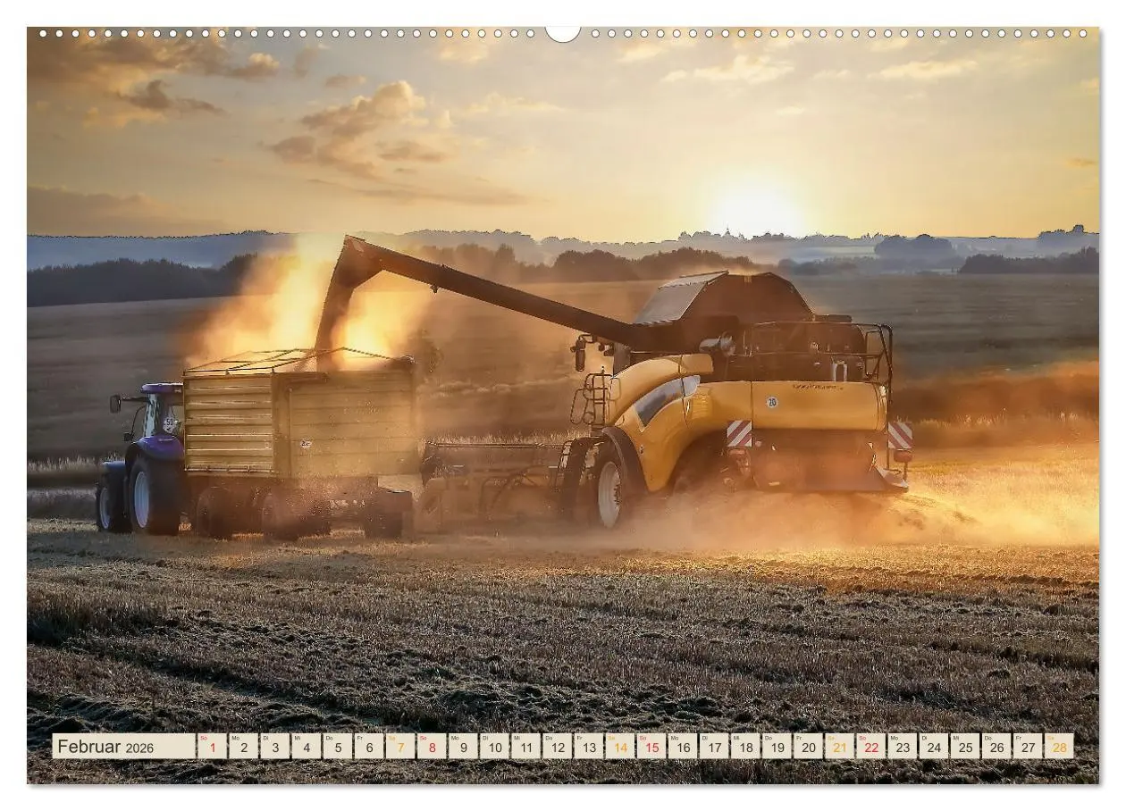 Bild: 9783457552636 | Mähdrescher - autonom unterwegs (Wandkalender 2026 DIN A2 quer),...