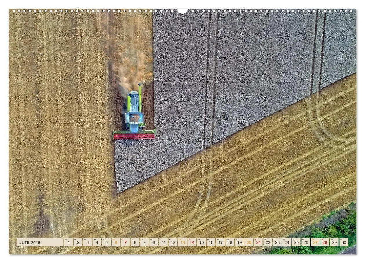 Bild: 9783457552636 | Mähdrescher - autonom unterwegs (Wandkalender 2026 DIN A2 quer),...