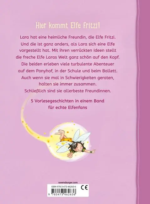 Bild: 9783473462636 | Lara und die freche Elfe | Zauberhafte Vorlesegeschichten | Anja Kiel