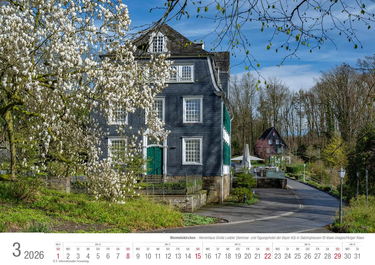 Bild: 9783965352636 | Wermelskirchen 2026 Bildkalender A3 Spiralbindung | Holger Klaes