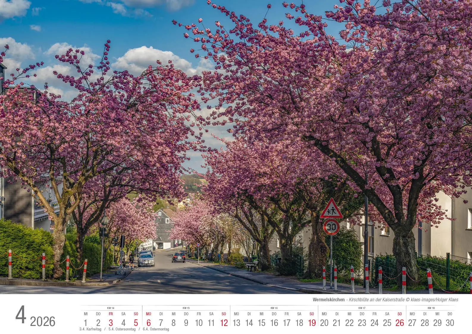Bild: 9783965352636 | Wermelskirchen 2026 Bildkalender A3 Spiralbindung | Holger Klaes